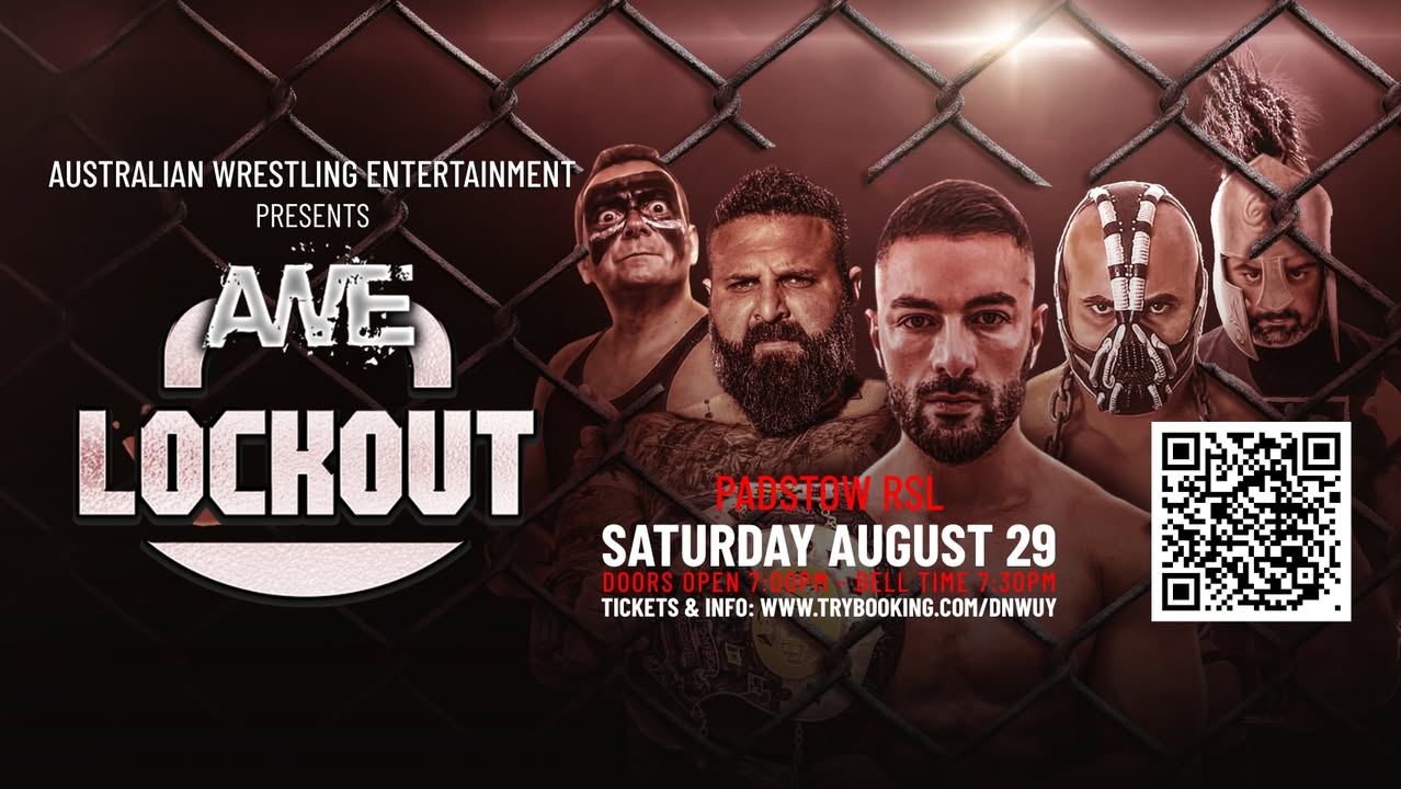 Featured image for “AWE Lockout Live Wrestling at Padstow RSL – 29 August”