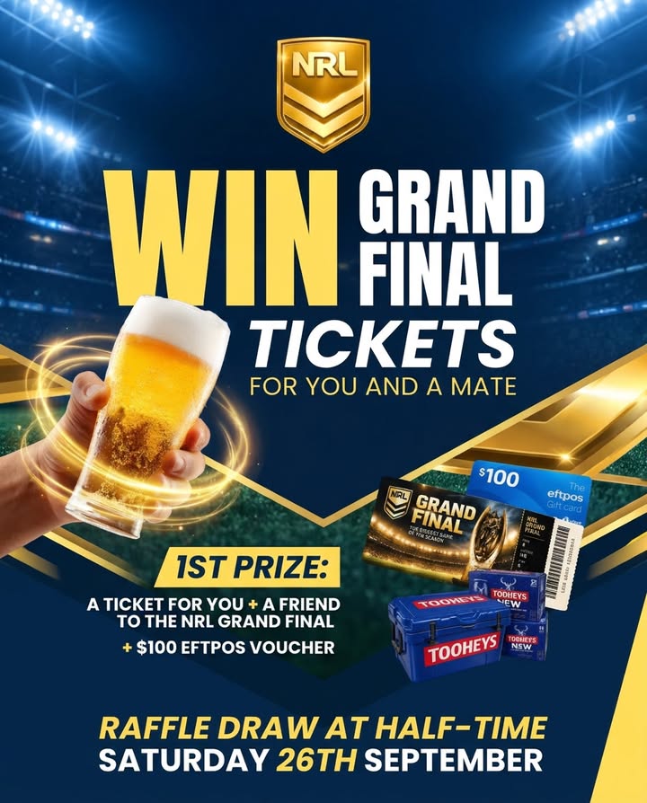 Featured image for “Win NRL Grand Final Tickets at Padstow RSL”